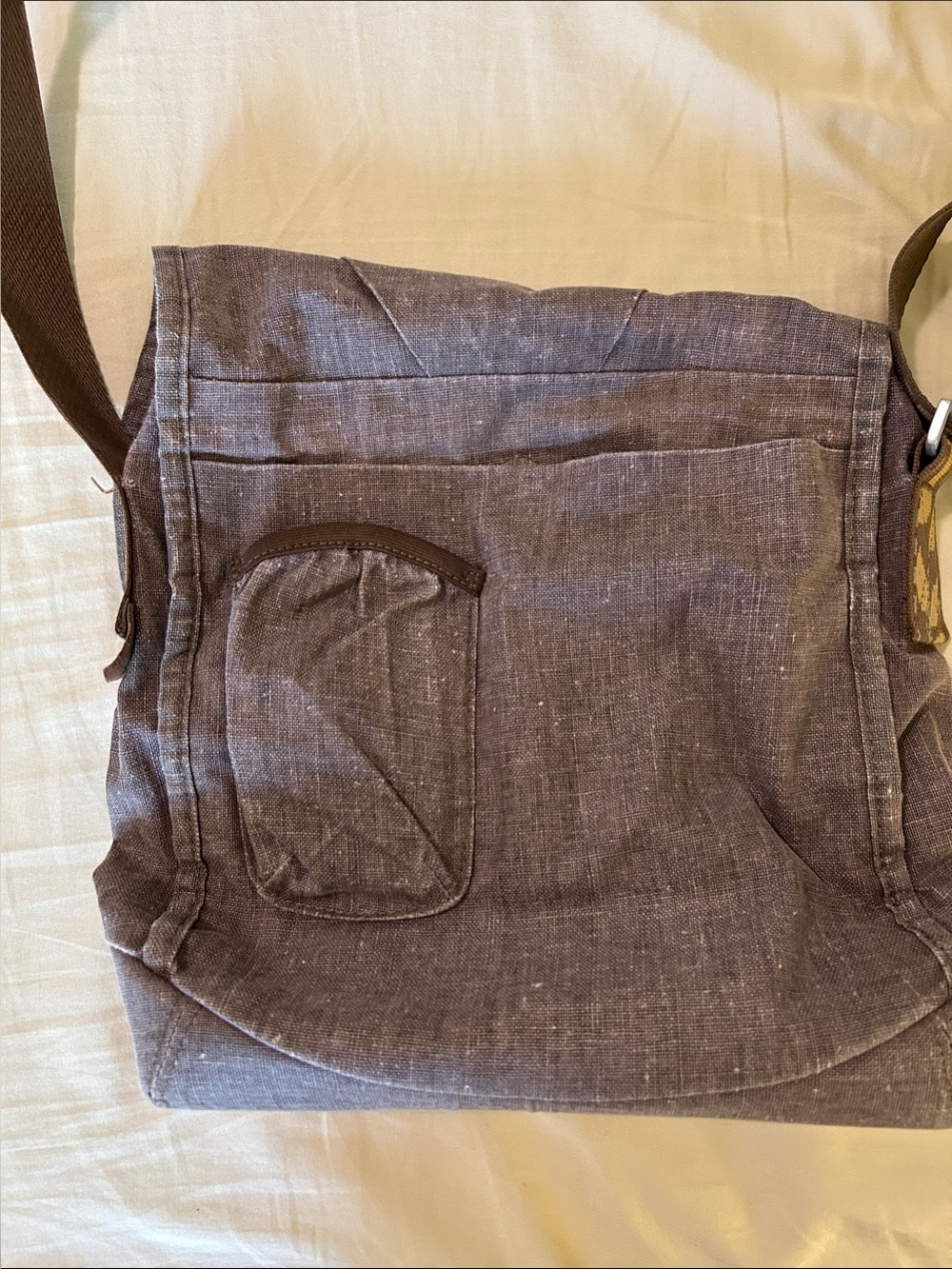 Keen Brown Patterned-Strap Crossbody Bag - Picture 6 of 7